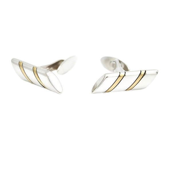 Cufflinks, 925 Sterling Silver, Gold Plated