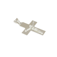 Pendant, 925 Sterling Silver, Wide Cross