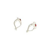 Earrings, 925 Sterling Silver, Cubic Zirconia, For Girls