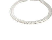 Bracelet 925 Sterling Silver, Snake Chain, Shiny 