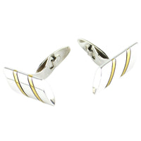 Cufflinks, 925 Sterling Silver, Gold Plated