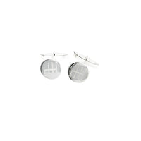 Cufflinks, 925 Sterling Silver, Gear Symbol