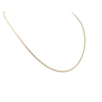 Chain 925 Sterling Silver, Snake Chain, Gold Plated