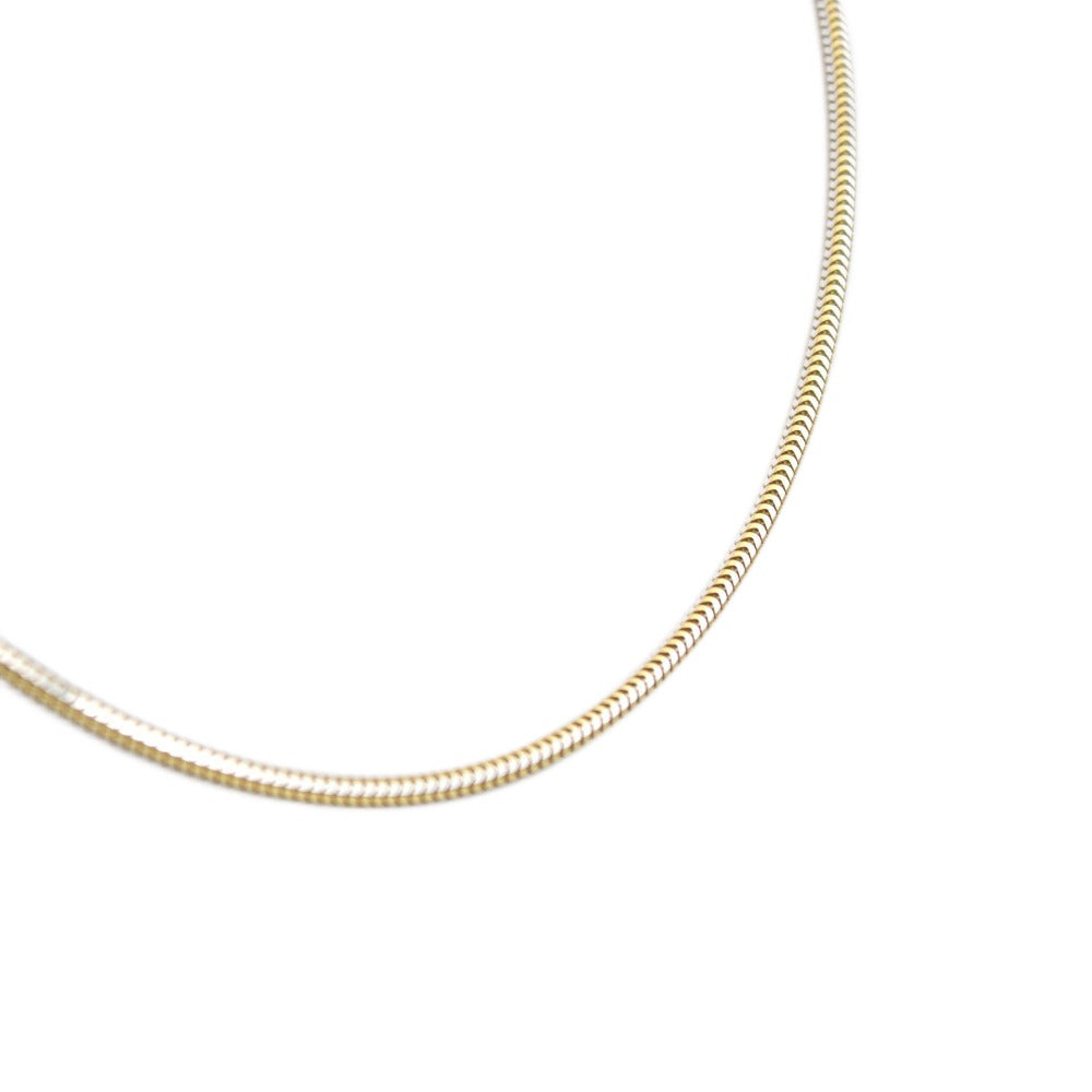 Chain 925 Sterling Silver, Snake Chain, Gold Plated