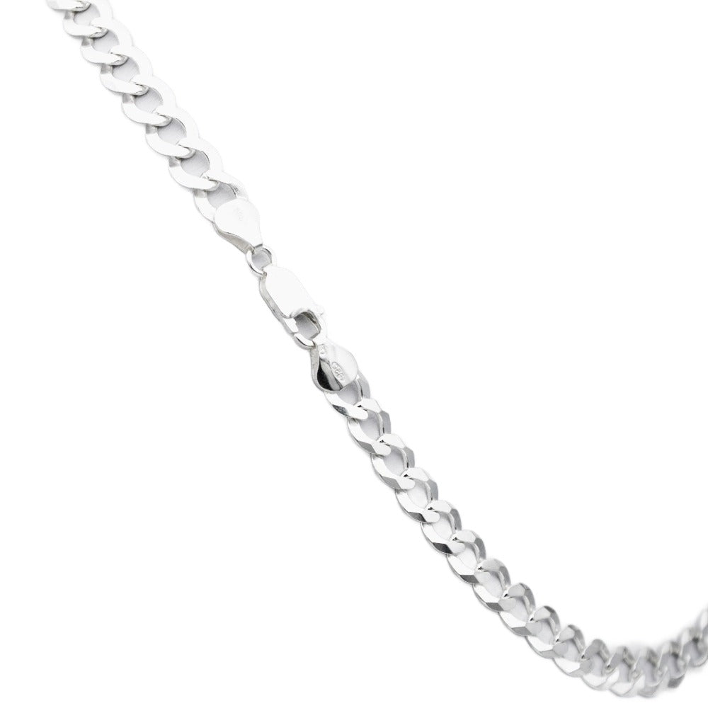 Chain 8 mm, 925 Sterling Silver, Panzer, Curb Chain, Gents Chain, Unisex