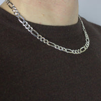 Chain, 925 Sterling Silver, Figaro Chain, Gents Chain