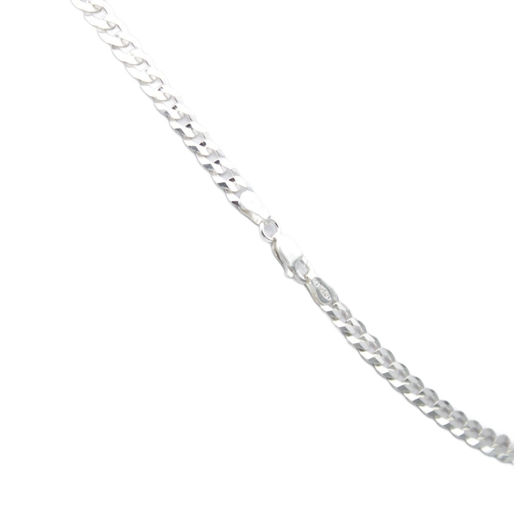 Chain 5 mm, 925 Sterling Silver, Panzer, Curb Chain, Unisex