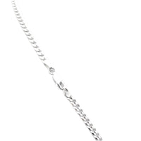 Chain 3 mm, 925 Sterling Silver, Panzer, Curb Chain, Unisex