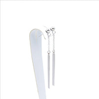 Earrings, 925 Sterling Silver, Drop Earrings, Long, Ball