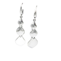 Drop Earrings, 925 Sterling Silver, Smooth, Long