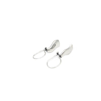 Earrings, 925 Sterling Silver, Smooth Waves