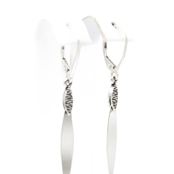 Earrings, 925 Sterling Silver, Oxidized