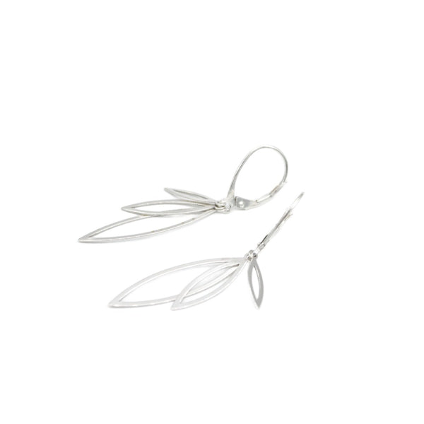 Earrings, 925 Sterling Silver, Openwork