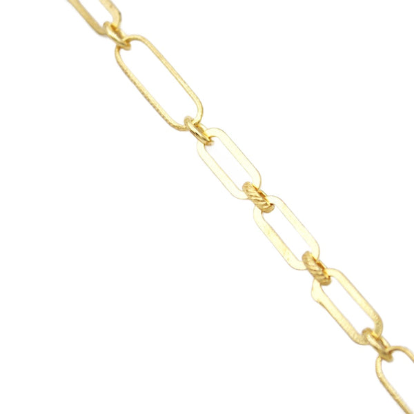 Bracelet, Link Chain, 925 Sterling Silver, Gold Plated