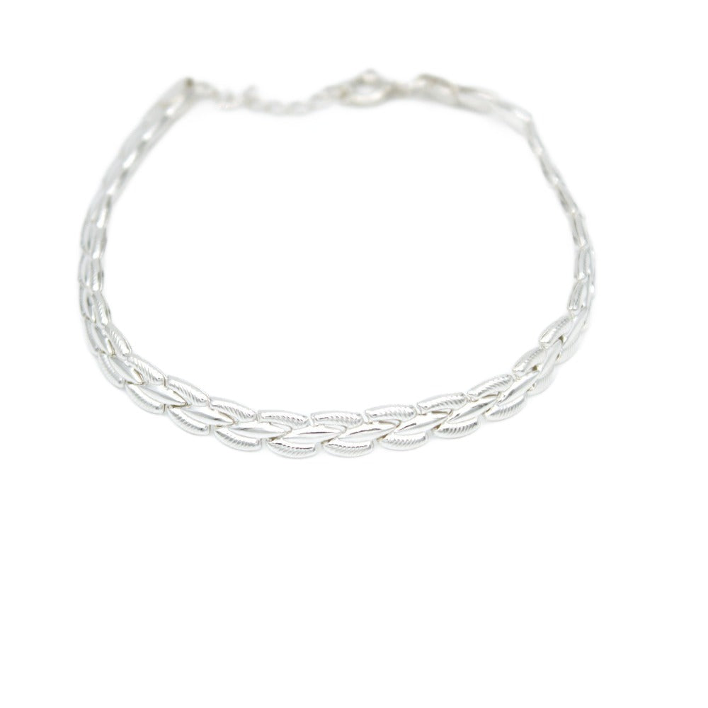 Bracelet, 925 Sterling Silver, Shiny, Elemental