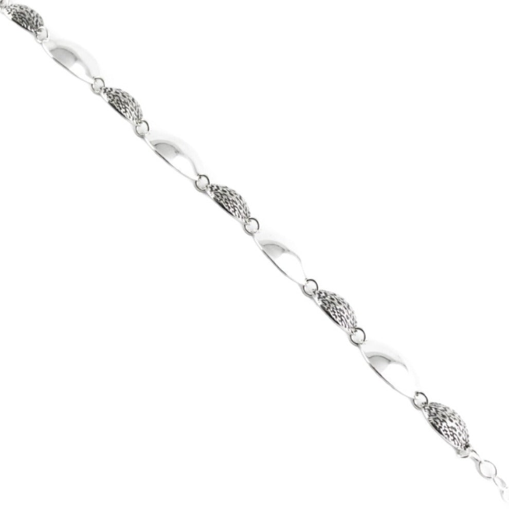 Bracelet, 925 Sterling Silver, Oxidized, Elemental