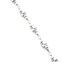 Bracelet 925 Sterling Silver, Cubic Zirconia, Circles