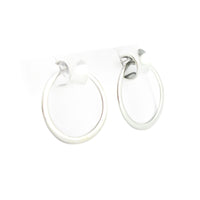 Earrings, 925 Sterling Silver, Circle, Stud Earrings