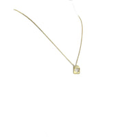 Necklace 925 Sterling Silver, Cubic Zirconia, Gold Plated