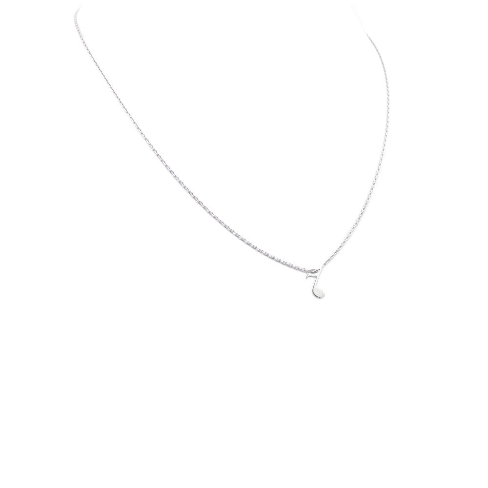 Necklace, 925 Sterling Silver, Minimalist Necklace, Note