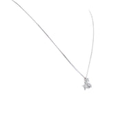 Necklace 925 Sterling Silver, Stars, Cubic Zirconia