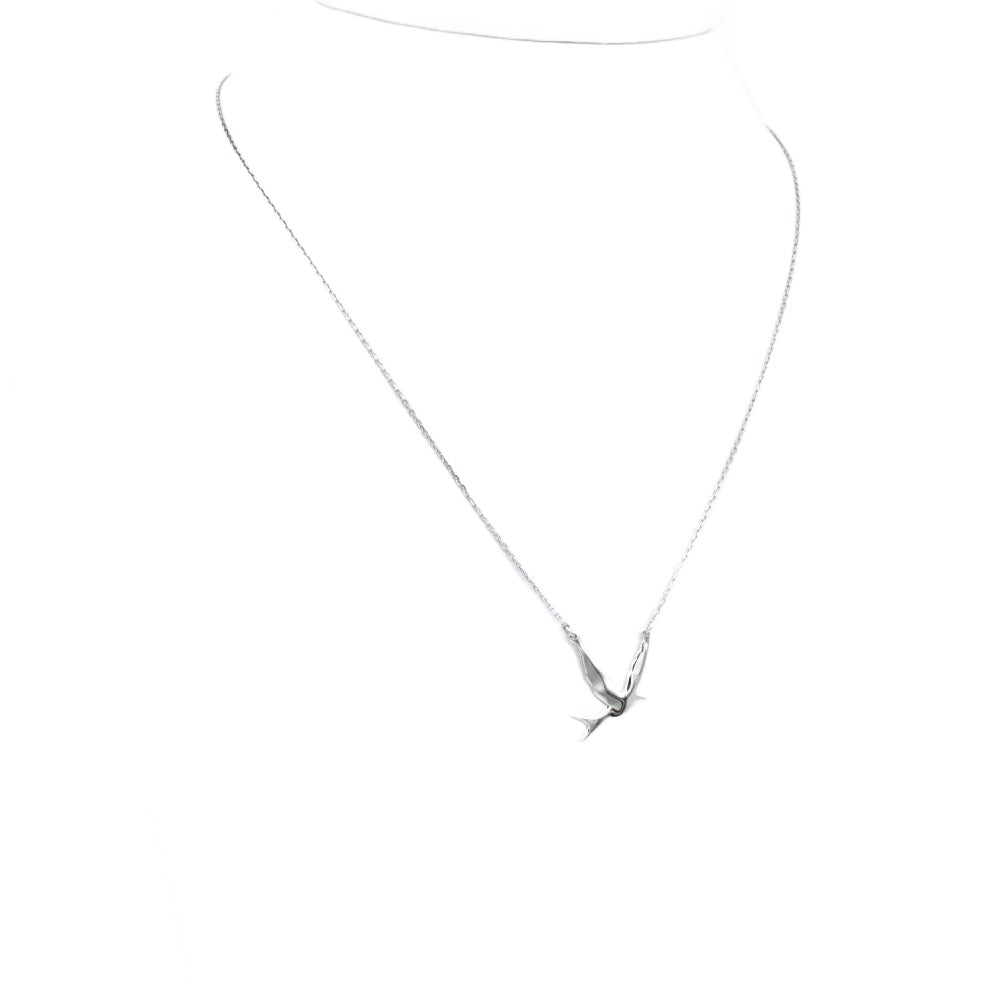 Necklace 925 Sterling Silver, Swallow Necklace