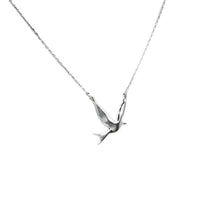 Necklace 925 Sterling Silver, Swallow Necklace