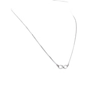 Infinity Necklace, 925 Sterling Silver, Minimalist