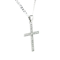 Pendant, 925 Sterling Silver, Cross, Oxidized