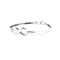 Bracelet, 925 Sterling Silver, Infinity Bangle