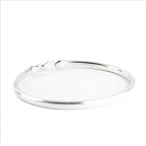 Bracelet, 925 Sterling Silver, Smooth, Polished Bangle