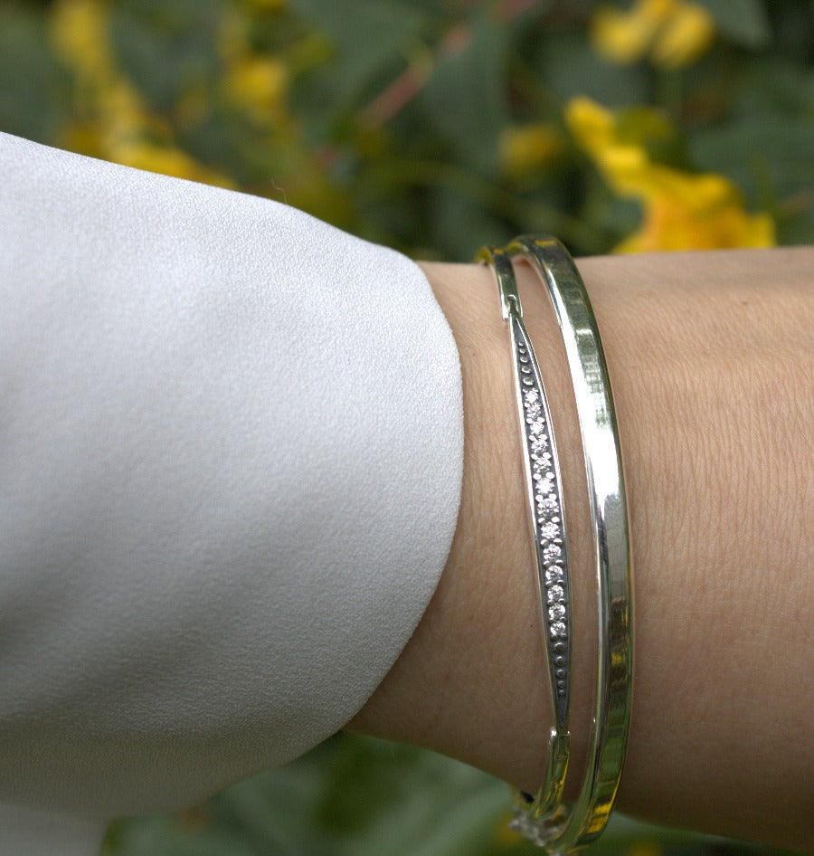 925 silver sale bangle bracelets