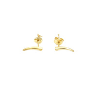 Earrings, 925 Sterling Silver, Stud Earrings, Gold Plated