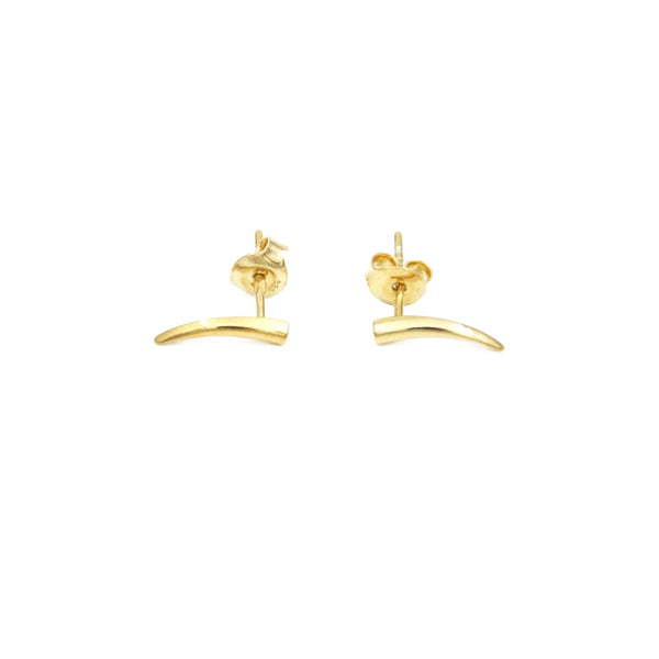 Earrings, 925 Sterling Silver, Stud Earrings, Gold Plated