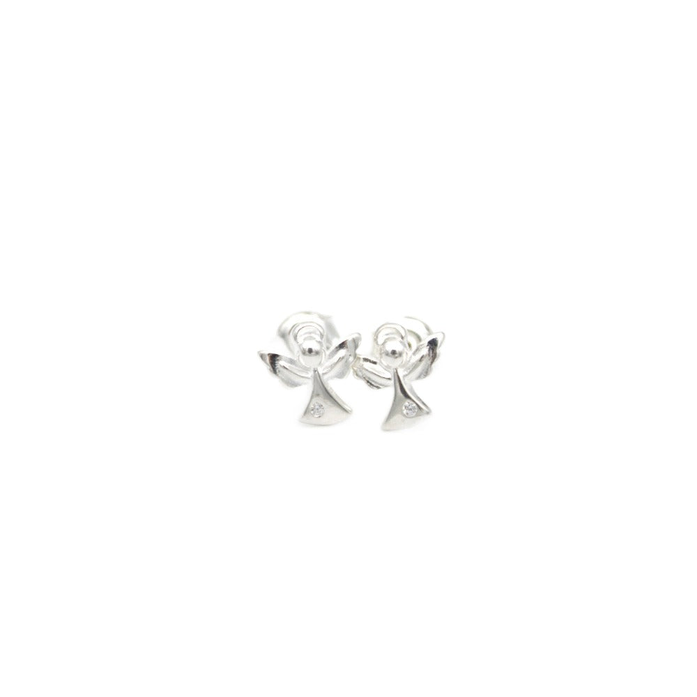 Earrings, 925 Sterling Silver, Little Angel