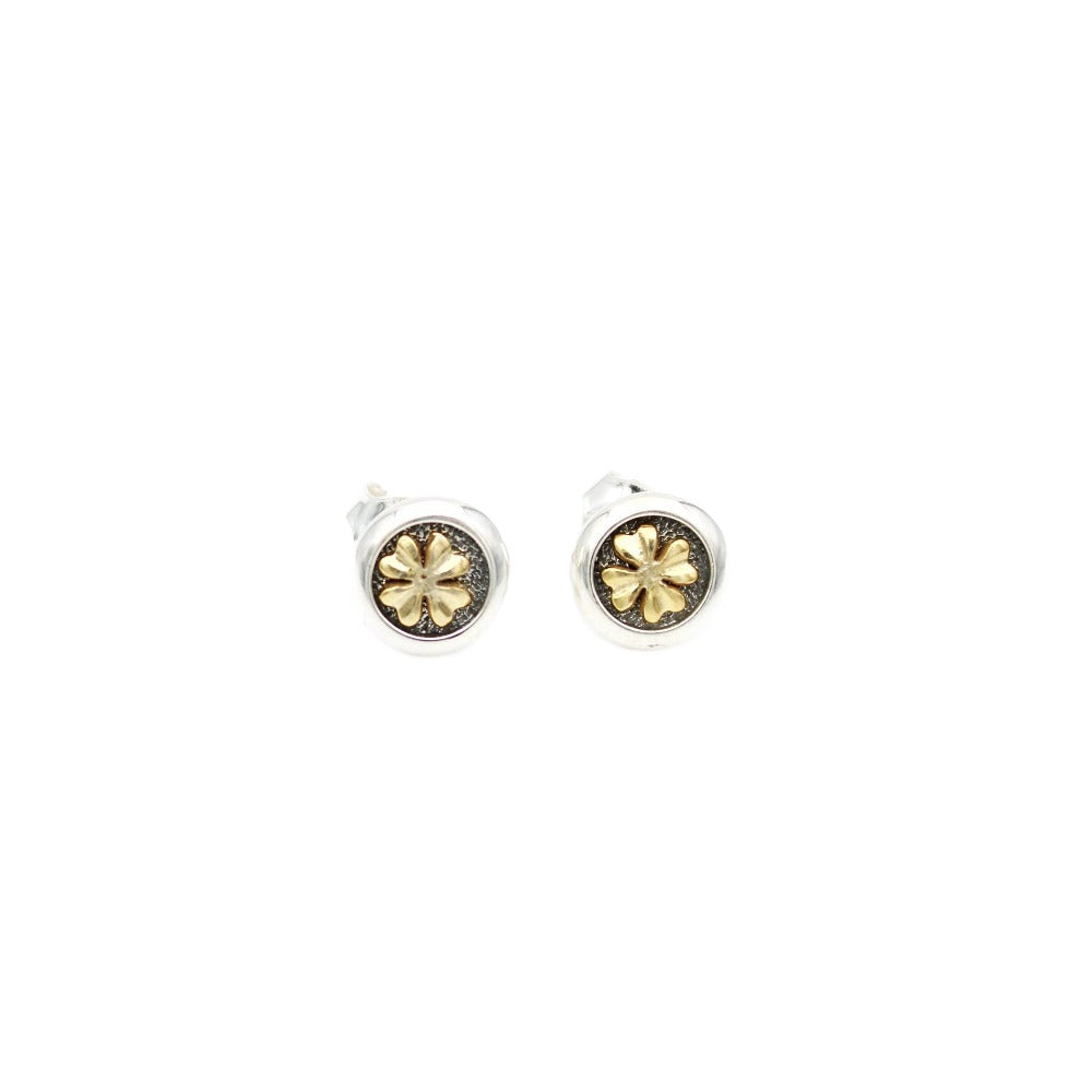 Earrings, 925 Sterling Silver, Clover